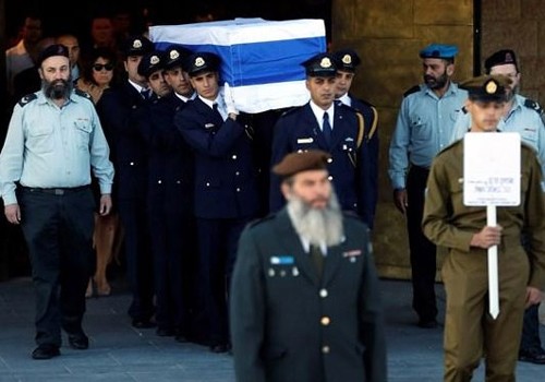Şimon Peres dəfn edilib - Fotolar