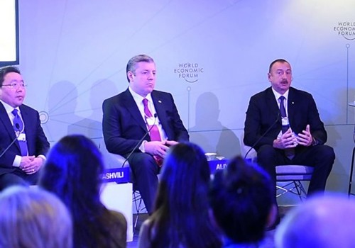 Prezident Davosda “The Silk Road Effect” adlı interaktiv iclasda iştirak edib