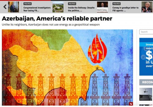 “The Washington Times”: “Azərbaycan Amerikanın etibarlı tərəfdaşıdır”