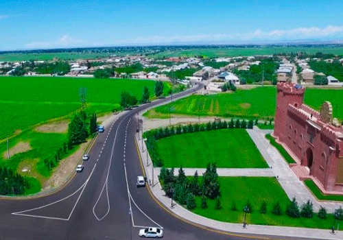 Azərbaycan prezidenti Zazalı-“İmamzadə” kompleksi-Gəncə avtomobil yolunun açılışında iştirak edib