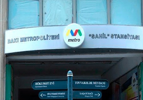 Avqustun 21-dən metronun "Sahil" stansiyası 1 illik təmirə bağlanır
