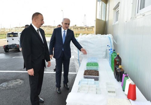 Prezident Balaxanı Sənaye Parkının açılışında iştirak edib - Fotolar