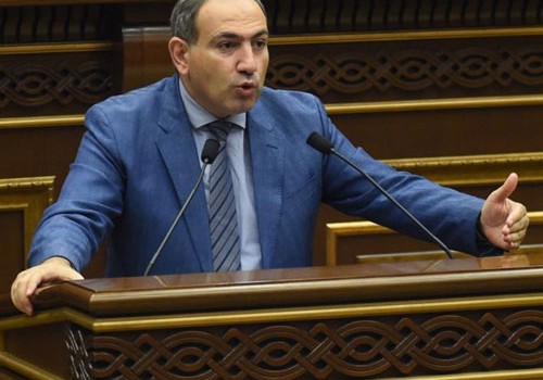 Ermənistan parlamentində Avrasiya İqtisadi İttifaqına etirazlar