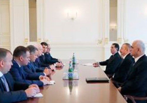 Azərbaycan prezidenti Ukrayna baş nazirinin birinci müavinini qəbul edib
