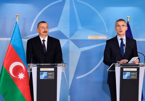 Azərbaycan prezidenti və NATO baş katibi mətbuata bəyanatla çıxış ediblər