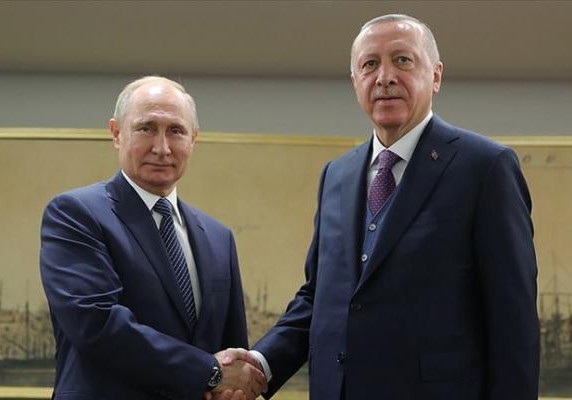 Berlində Ərdoğanla Putinin görüşü başlayıb