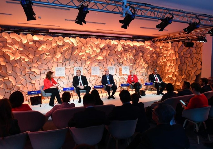 Prezident İlham Əliyev Davos Dünya İqtisadi Forumunun “Strateji baxış: Avrasiya” mövzusunda panelində iştirak edib - Yenilənib