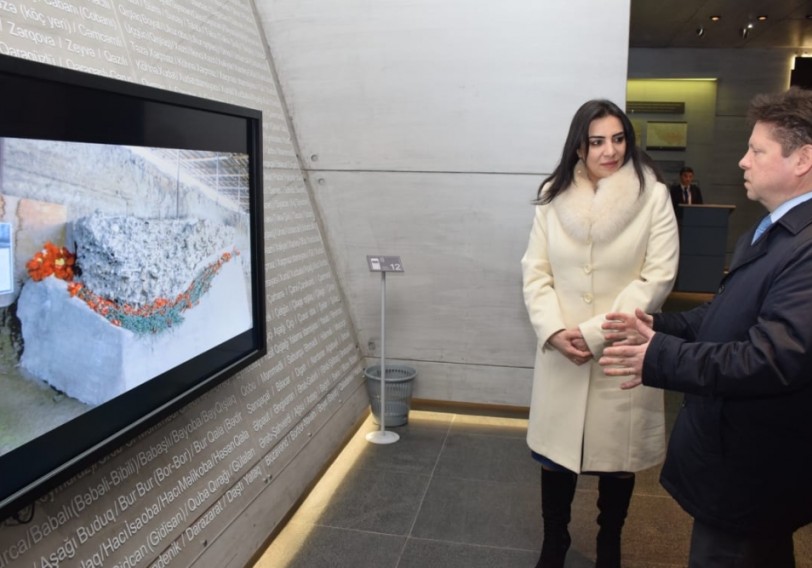Avropa Şurasının Bakıdakı Ofisinin rəhbəri Quba Soyqırımı Memorial Kompleksini ziyarət edib