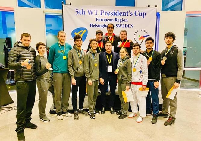 Azərbaycan taekvondoçuları Helsinqborqda 9 medal qazanıblar