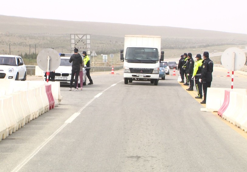 Sumqayıt və Abşeronun ara və köməkçi yollarında postlar qurulub