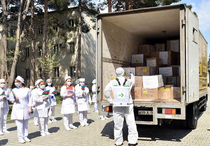 Çinin Mienyen şəhəri koronavirusla mübarizə üçün Sumqayıta tibbi yardım göndərib