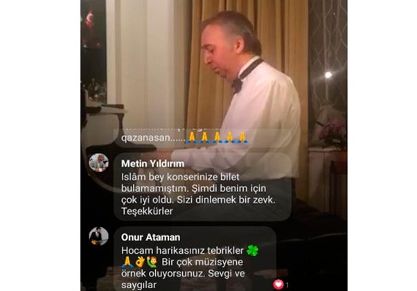 İslam Manafov İstanbuldan növbəti onlayn konsert verib