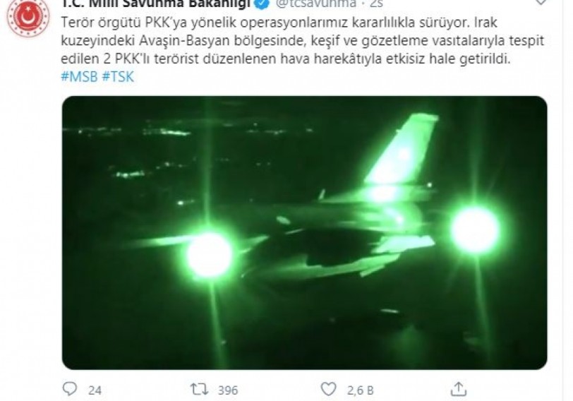 Türkiyədə və İraqın şimalında 5 terrorçu zərərsizləşdirilib