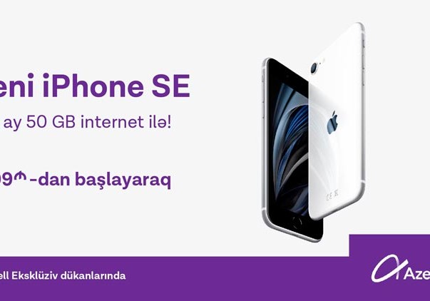 Hədiyyəli yeni iPhone SE modelləri Azercell Eksklüziv-lərdə!