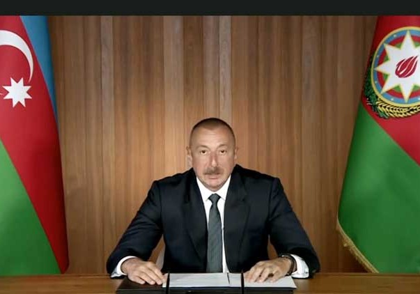 Prezident İlham Əliyev BMT Baş Assambleyasının 75-ci sessiyasının ümumi debatlarında videoformatda çıxış edib
