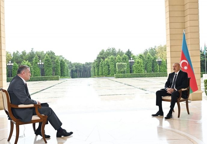 Prezident İlham Əliyev “TRT Haber” telekanalına müsahibə verib