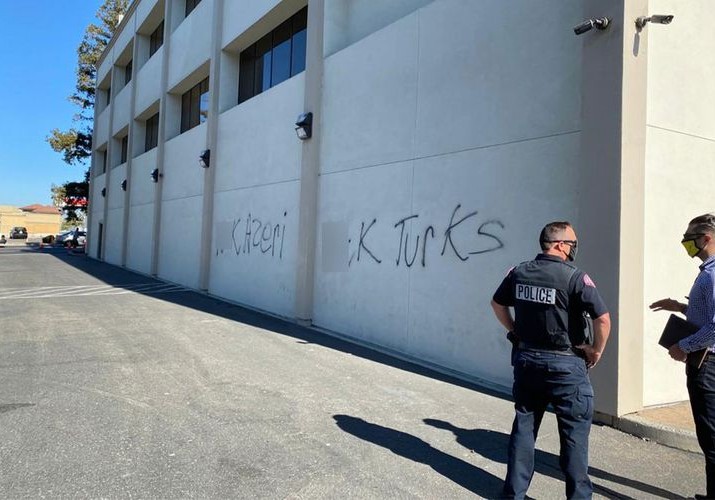Ermənilər Kaliforniyada azərbaycanlılara qarşı vandalizm aktı törədib