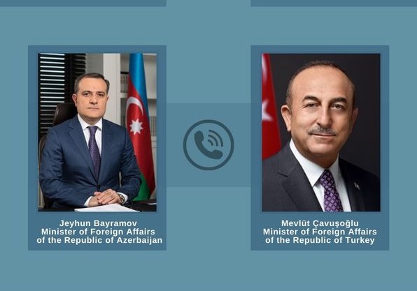 Ceyhun Bayramovla Mövlud Çavuşoğlu arasında telefon danışığı olub