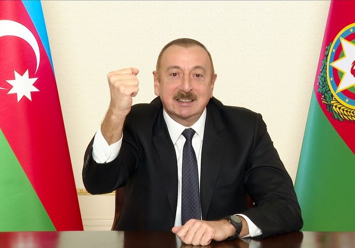 Azərbaycan Prezidenti: “Əgər düşmənin başını əzməsəydik, o, heç vaxt öz xoşu ilə bu torpaqlardan çıxmazdı”