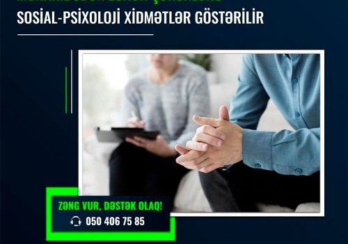 Vətən müharibəsindən zərər çəkənlərə və yaralanmış hərbçilərimizə sosial-psixoloji xidmətlər göstərilir