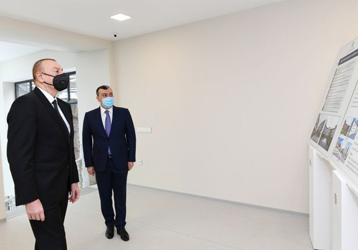 Prezident İlham Əliyev Şağan Reabilitasiya Pansionatının açılışında iştirak edib
