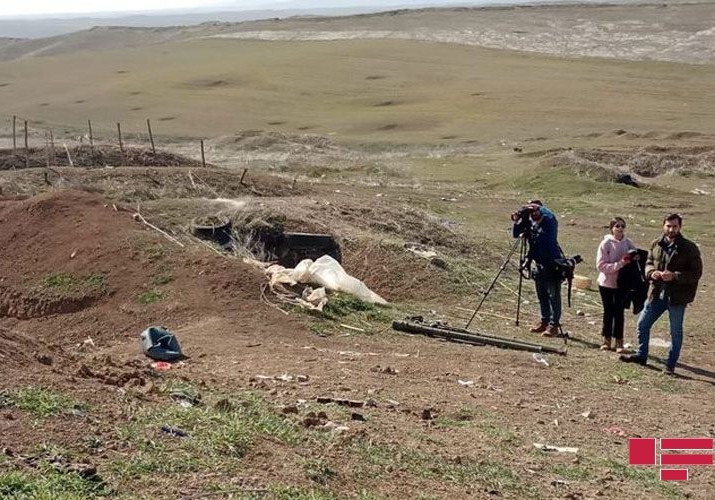 Gürcü jurnalistlər işğaldan azad edilmiş Füzulu rayonuna səfər edib