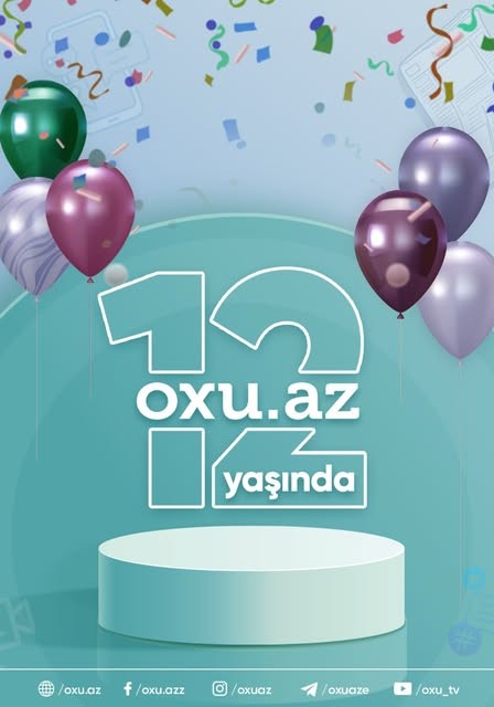 Oxu.AZ 12 yaşında!
