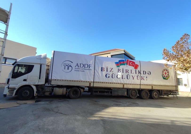 Türkiyəyə növbəti yardım göndərilib