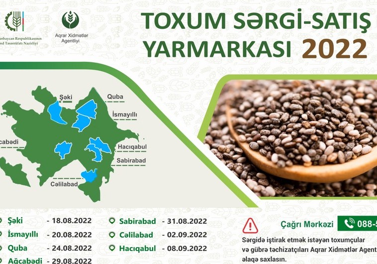 Azərbaycanda toxum sərgi-satış yarmarkaları keçiriləcək