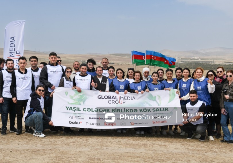 “Global Media Group”un təşəbbüsü ilə ağacəkmə aksiyası keçirilib