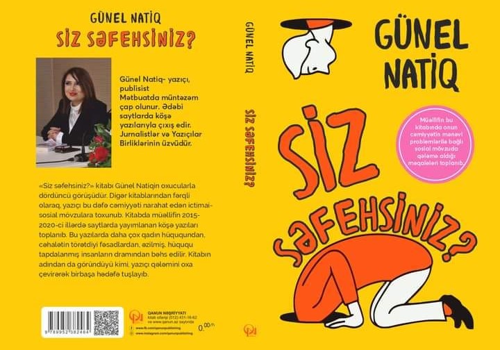 “Siz səfehsiniz?” adlı yeni kitab işıq üzü görüb