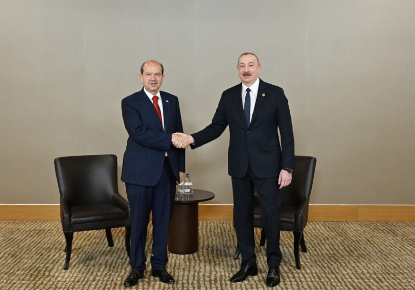 İlham Əliyev Ersin Tatarla görüşüb
