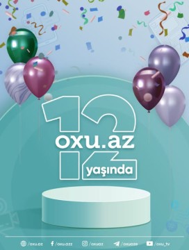 Oxu.AZ 12 yaşında!