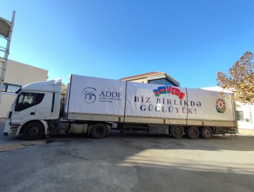 Türkiyəyə növbəti yardım göndərilib