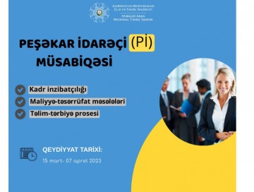 “Peşəkar idarəçi” müsabiqəsinə qeydiyyat davam edir