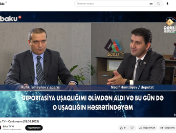 Qərbi Azərbaycan Xrobikası: “Doğma torpaqlara qayıtmaq bizim haqqımızdır”