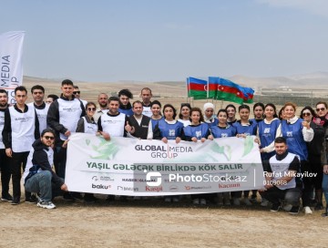 “Global Media Group”un təşəbbüsü ilə ağacəkmə aksiyası keçirilib
