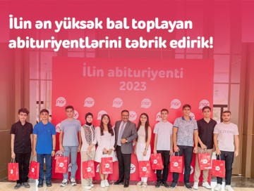 “Nar”dan təhsilə dəstək: Ən çox bal toplayan abituriyentlər mükafatlandırıldı