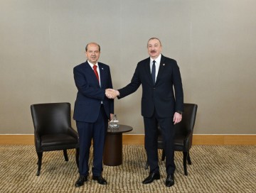 İlham Əliyev Ersin Tatarla görüşüb