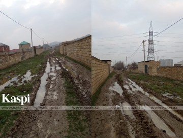 “Yoncalıq”da yol problemi - FOTOLAR